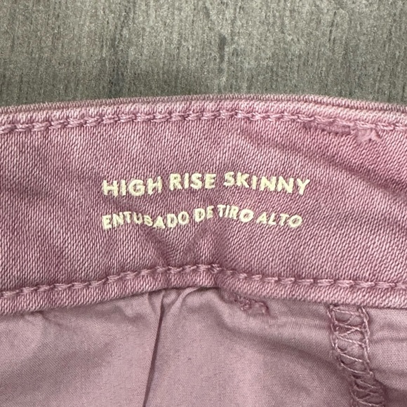 Women's Universal Thread 26 2 Regular Pants Jeans Denim Pink High Rise Skinny - Picture 11 of 12